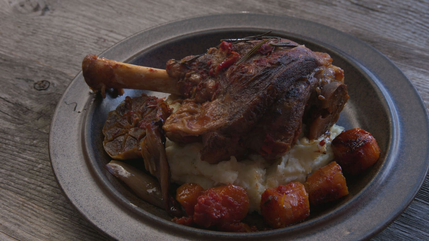 Icelandic lamb shank